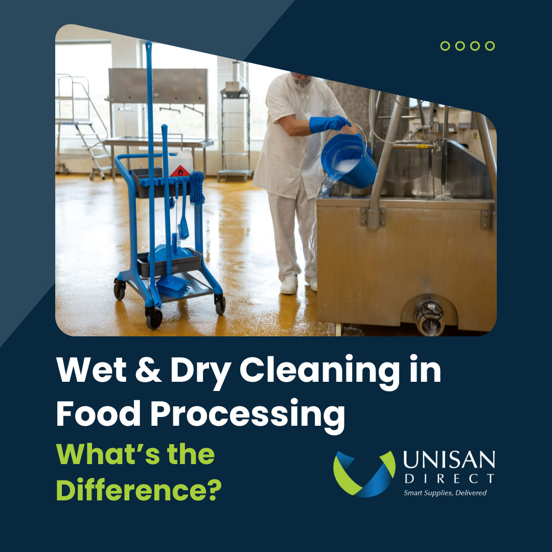 Wet & Dry Cleaning in Food Processing: What’s the Difference?
