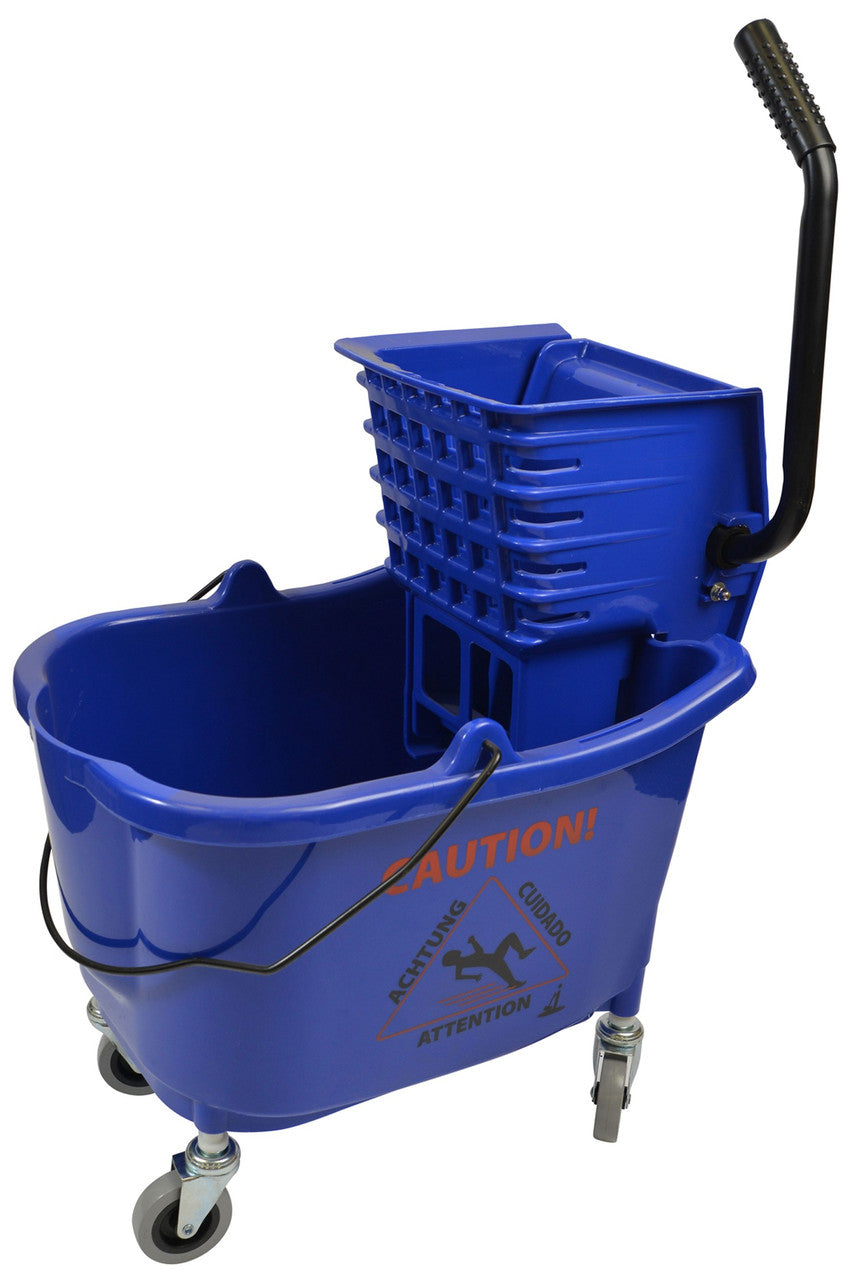 Mop Bucket with Side Press Wringer Combo 35 Quart