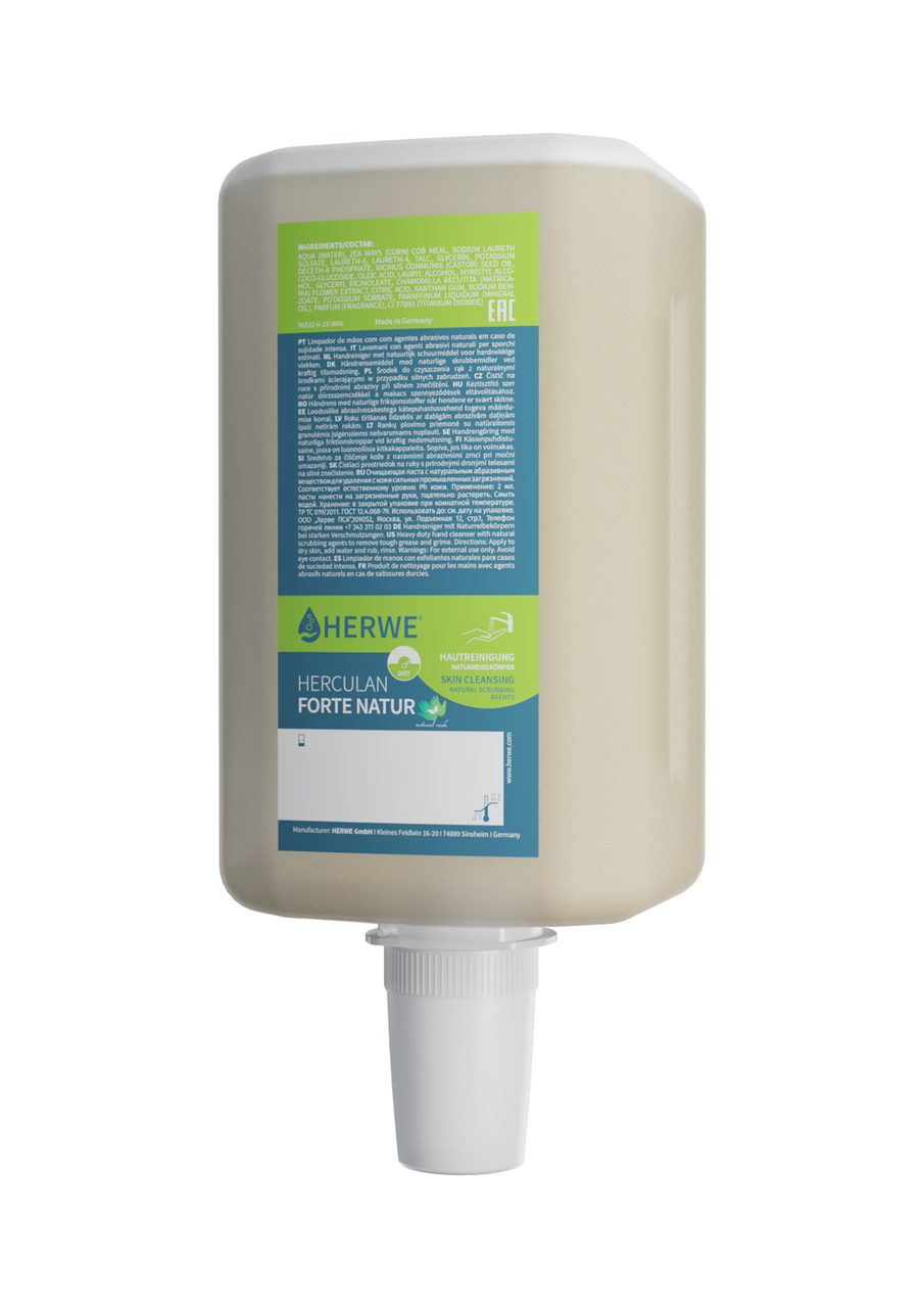 HERCULAN FORTE NATUR Heavy-duty Hand Soap 2000ml; 4 bottles/cs