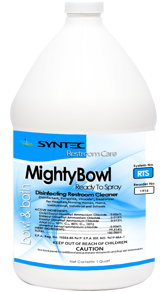 Non-Acid Bowl & Bathroom Cleaner, 12 x 32 oz