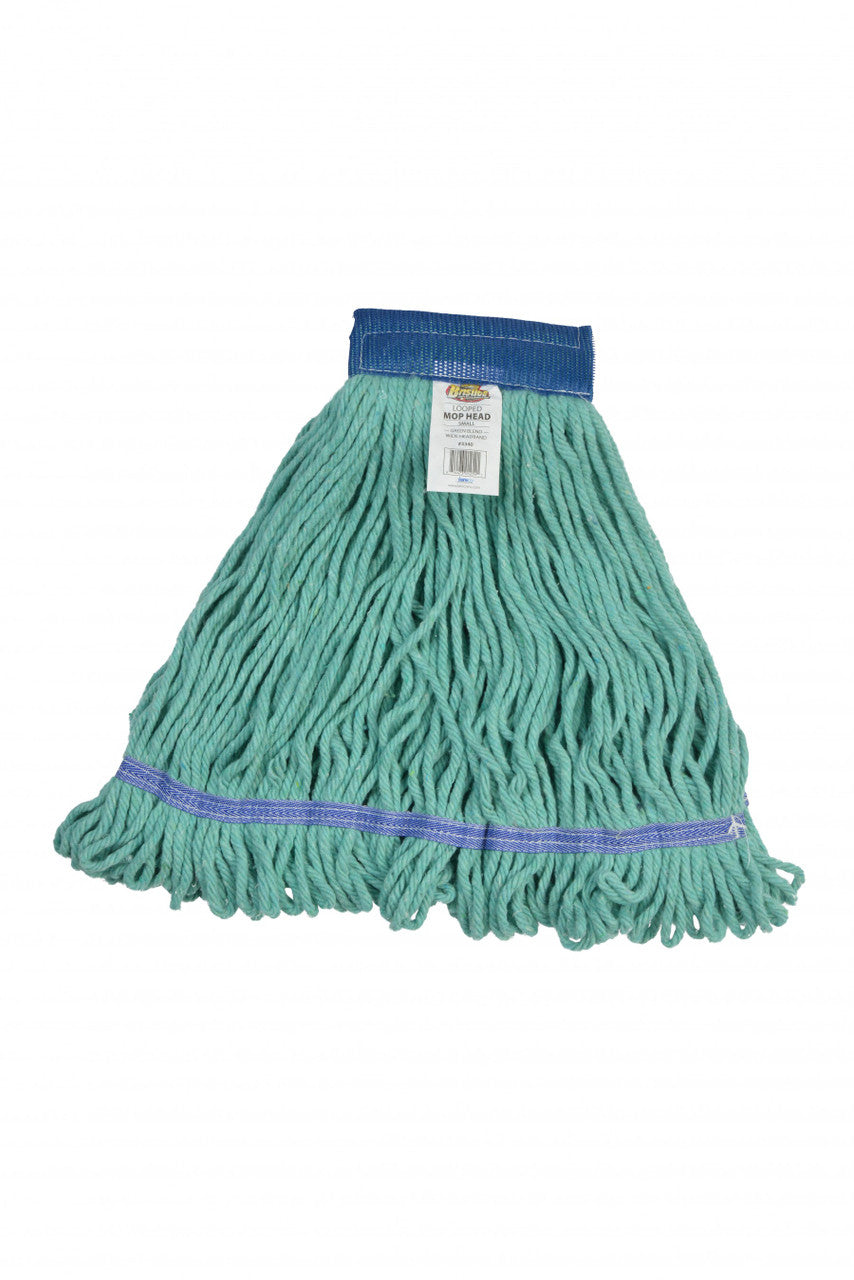 Wet Mop Large Green, 24oz, 5in Headband