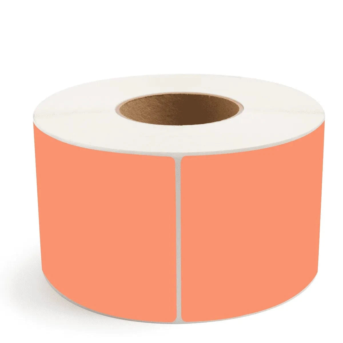 4" x 6" Orange - Thermal Transfer Labels - 3" Core, 1000/rl, 4 rolls per case