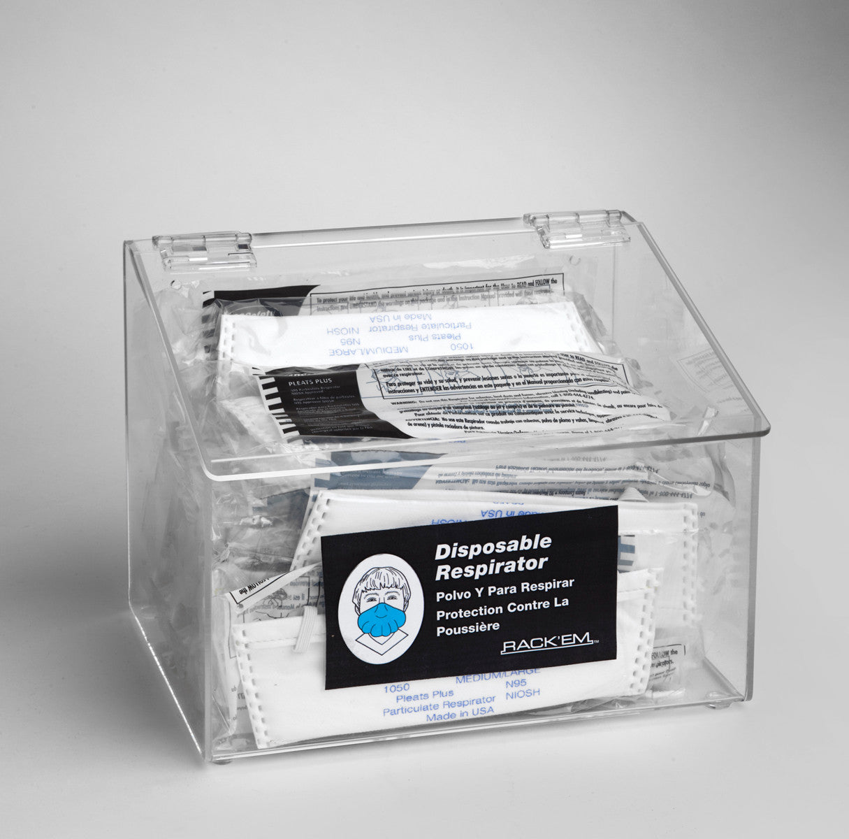Universal Dispenser Clear Acrylic
