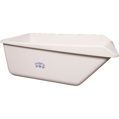 Vikan Angled Dump Tub, White