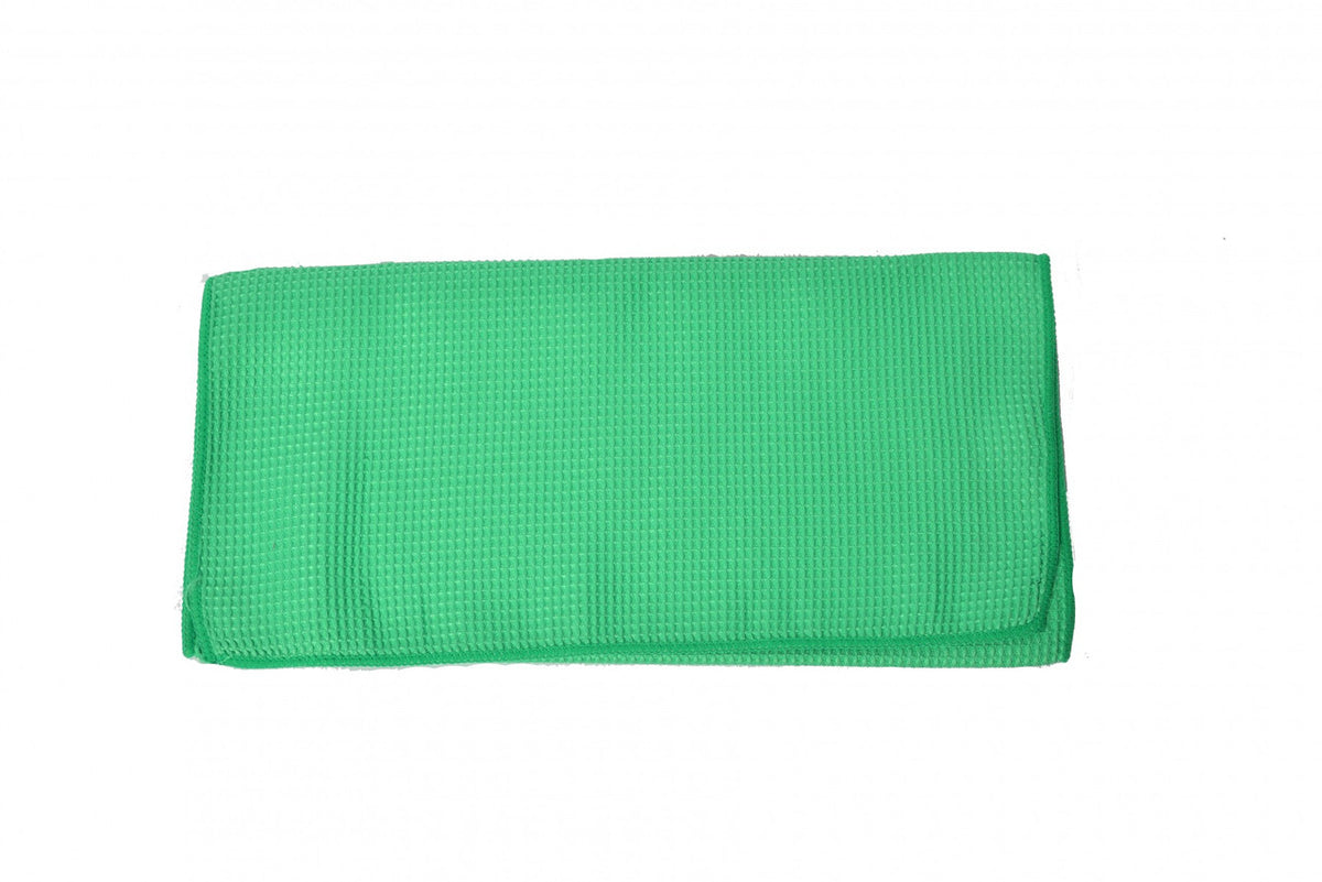 16" x 16" Green Microfiber Cloth