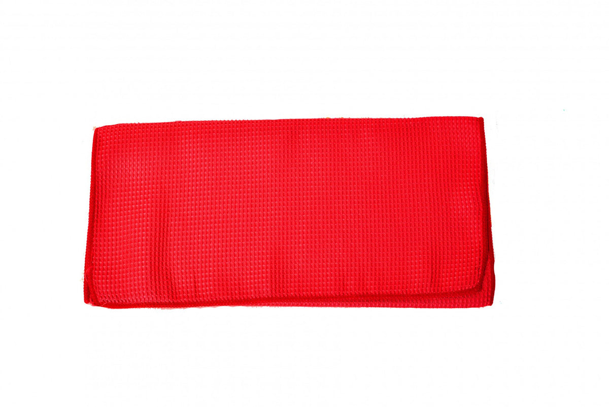 16" x 16" Red Microfiber Cloth