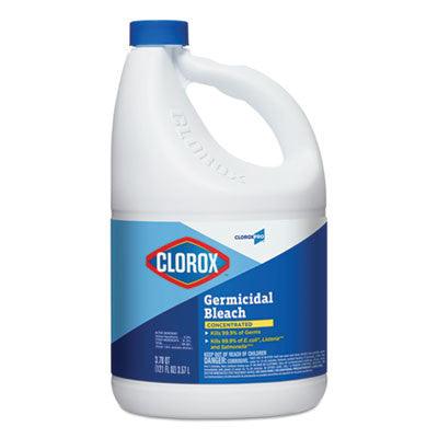 Clorox, Concentrated Germicidal Bleach, 121 oz - 3/cs