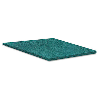 Medium Duty Scour Pad, 6 x 9, Green, 20/Carton
