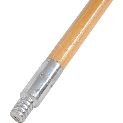 60" Metal Threaded Tip Wood Handle
