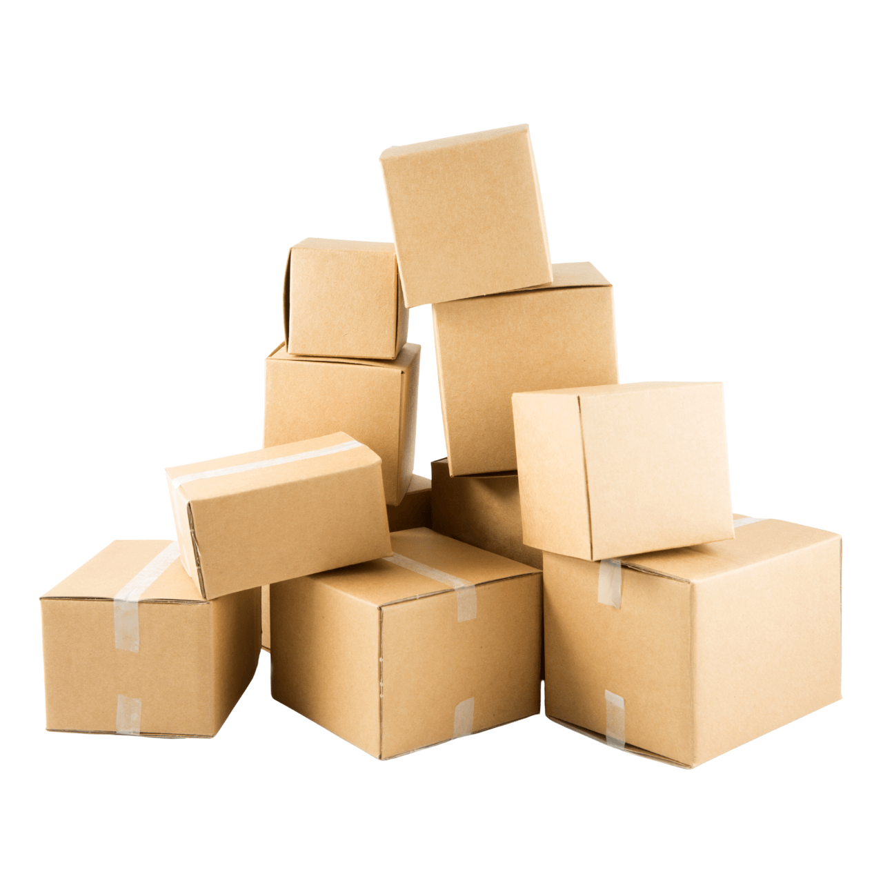 10 x 10 x 6" Corrugated Boxes, 25/Bundle