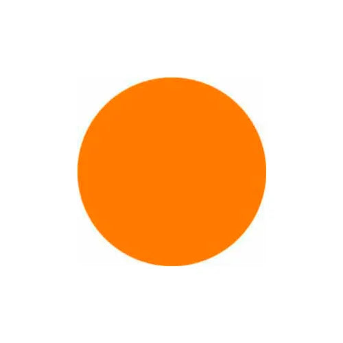2" Fluorescent Orange Inventory Circle Labels, 500/roll