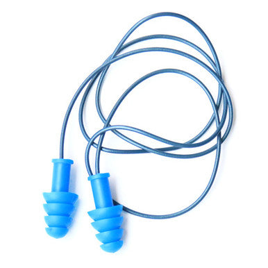 Ear Plugs, Encore, Re-usable, Metal-Detectable, TPR, Corded, 100/Box