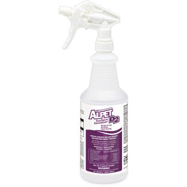 Alpet D2 Surface Sanitizer, 1 Quart, 12 bottles/ case