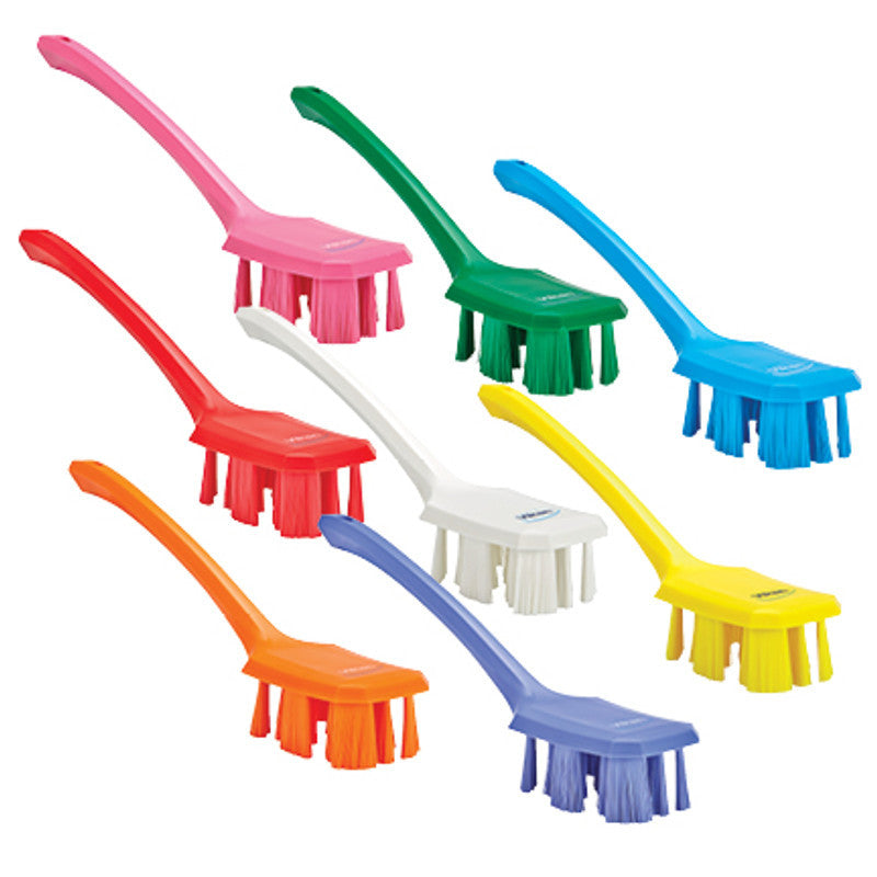 Vikan UST Long Handle Scrubbing Brush- Stiff