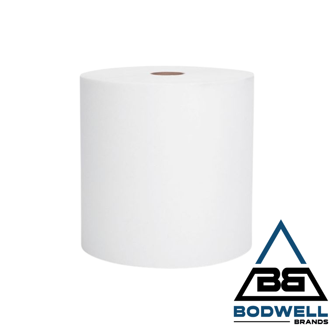 Bodwell Brands OPTIMA TAD, White Roll Towel 1000', 6/Case