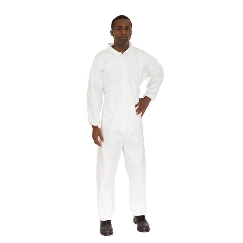 MicroGuard CE, Clean Processed Microporous Coverall, Tunnelized Elastic Wrist & Ankle, Individually Packaged, 2XL, 25/cs