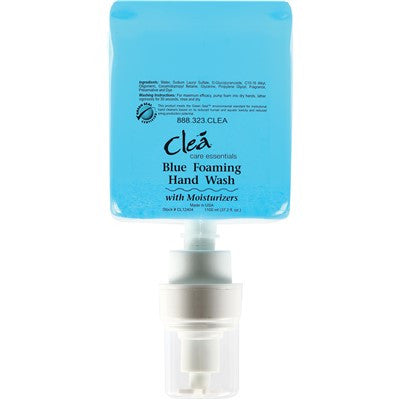 CLEA Green Seal Certified Foaming Blue Hand Soap 1100ml 4/case