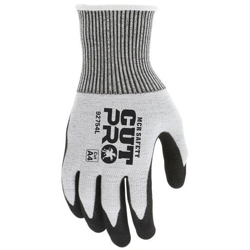 CutPro Work Gloves 13-Gauge A4 Cut Resistant HyperMax Shell Double Coated Black Nitrile, 1 Dozen, Extra Large