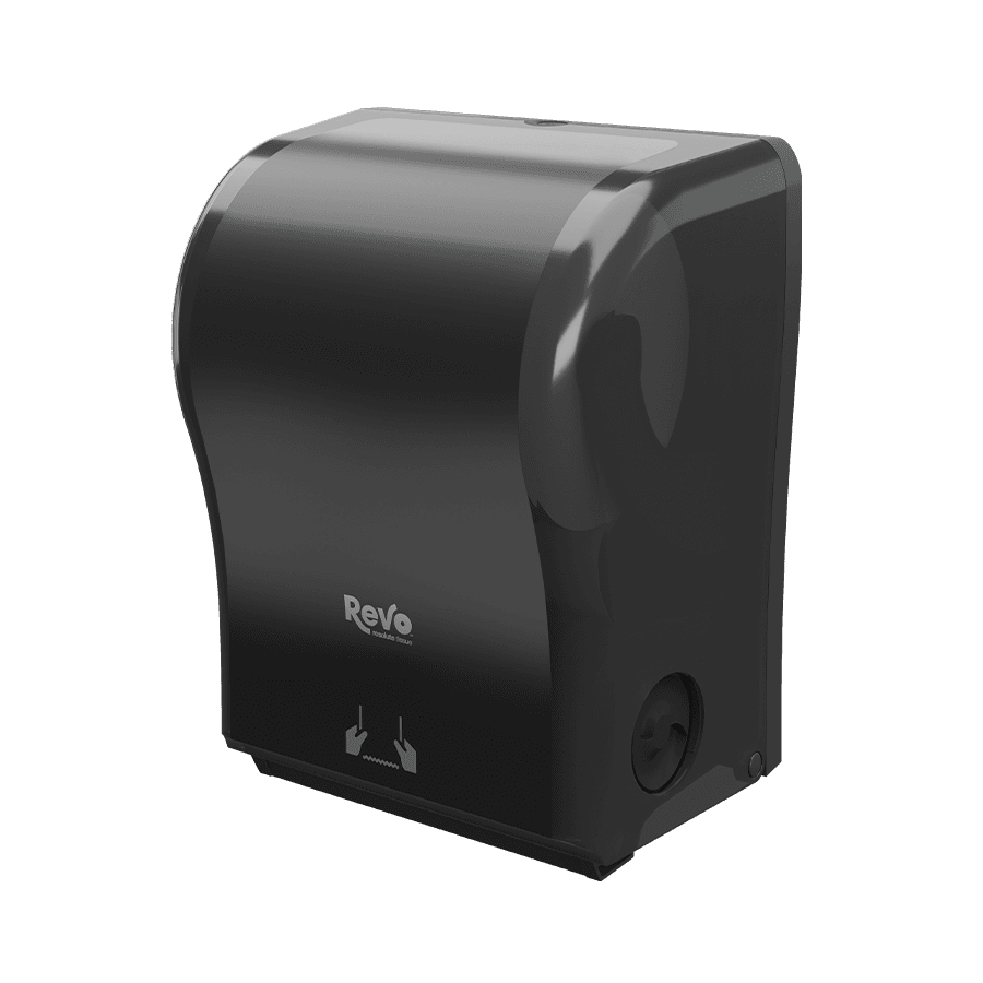 REVO Mechanical Towel Dispenser, Black