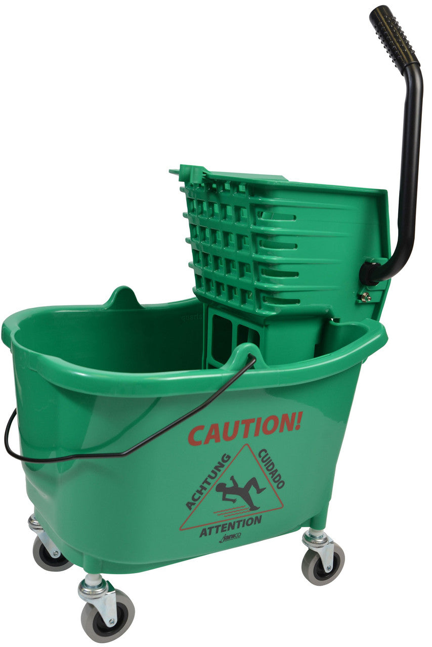 Mop Bucket with Side Press Wringer Combo 35 Quart
