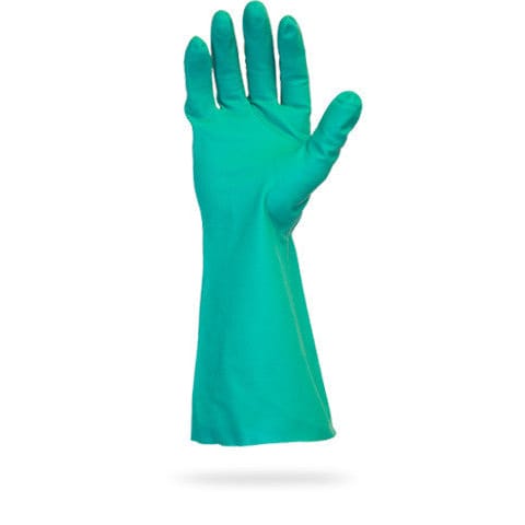11 MIL Gloves, Premium Green Nitrile Unlined, One Pair Per Bag, 12DZ/CS, XXL