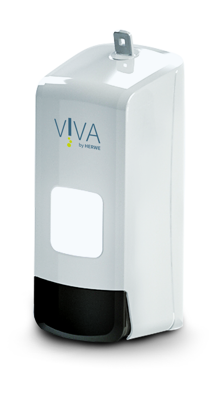 HERWE 2L White manual dispenser for all 2L VIVA bottles