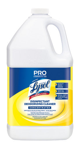 Lysol Lemon All Purpose Disinfectant Cleaner 4 Gallons/Case