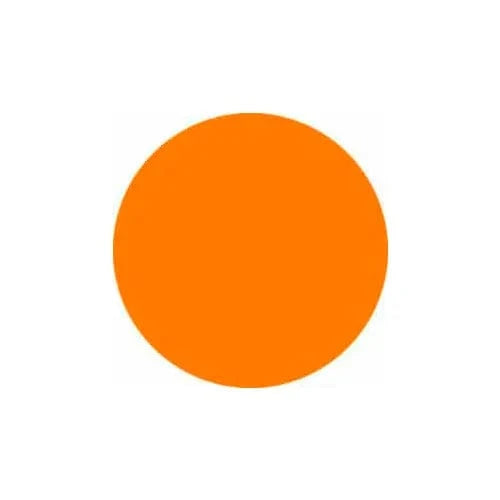 2" Fluorescent Orange Inventory Circle Labels, 500/roll