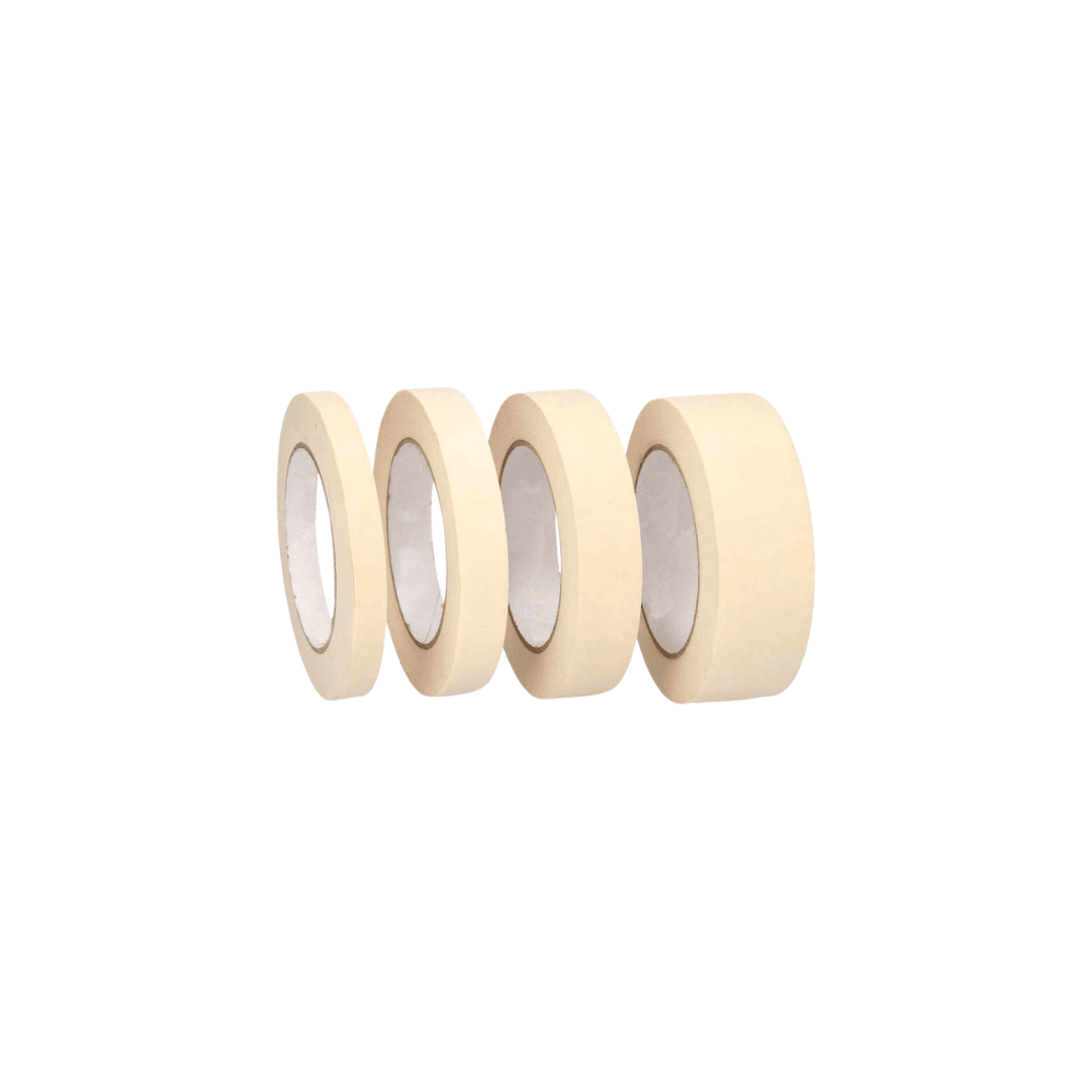 2" x 60 yards, White, General Purpose Masking Tape, 24 rls/cs