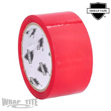 Red Acrylic Tape, 48mm x 100m, 2 mil, 36 rls/cs