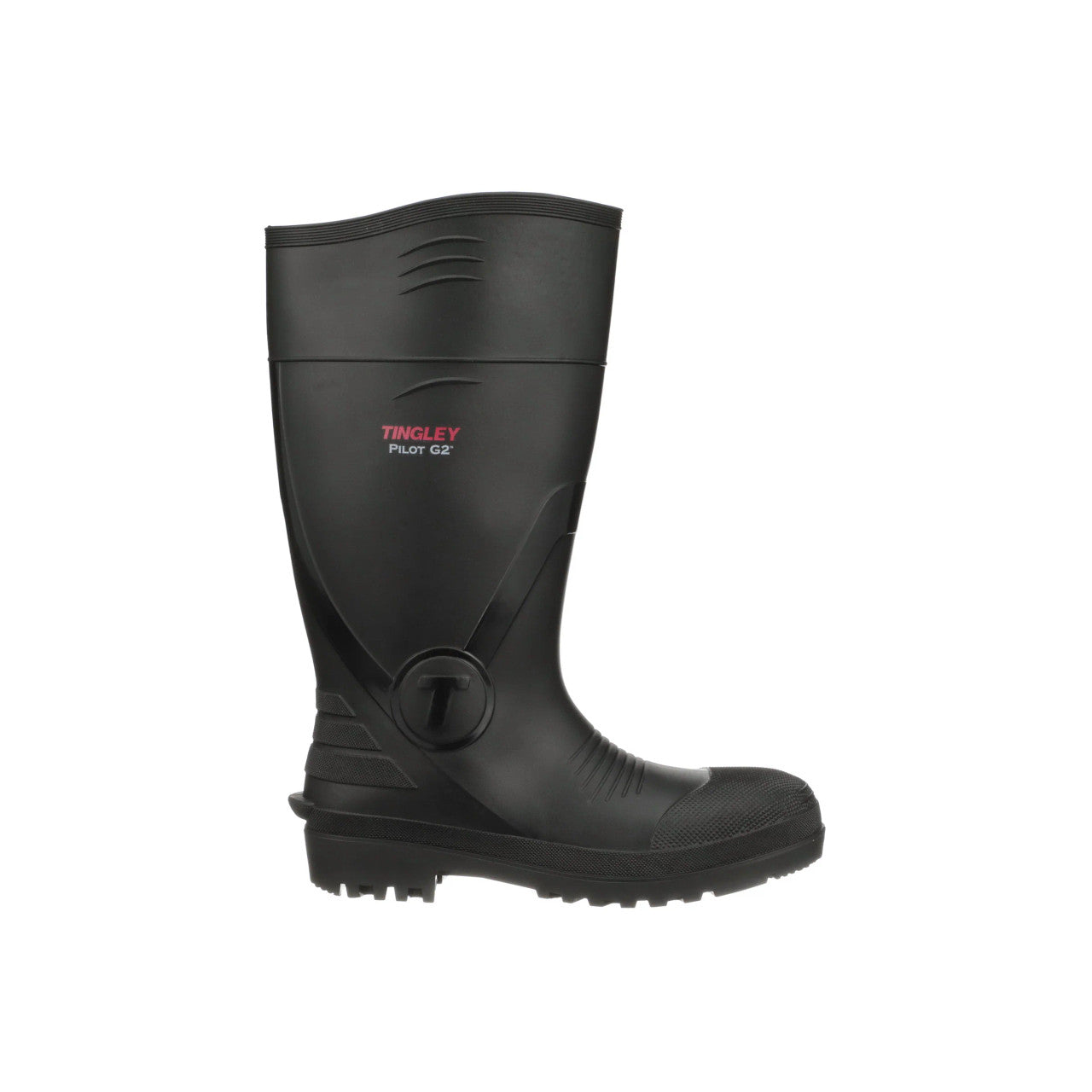 Pilot G2 Black PVC Safety Toe Boot, General Purpose, 15", Men's Size 14, pair