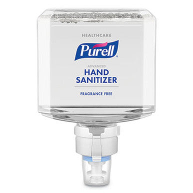 Purell 1200 ml Professional Advanced Hand Sanitizer, Fragrance Free, 2/cs
