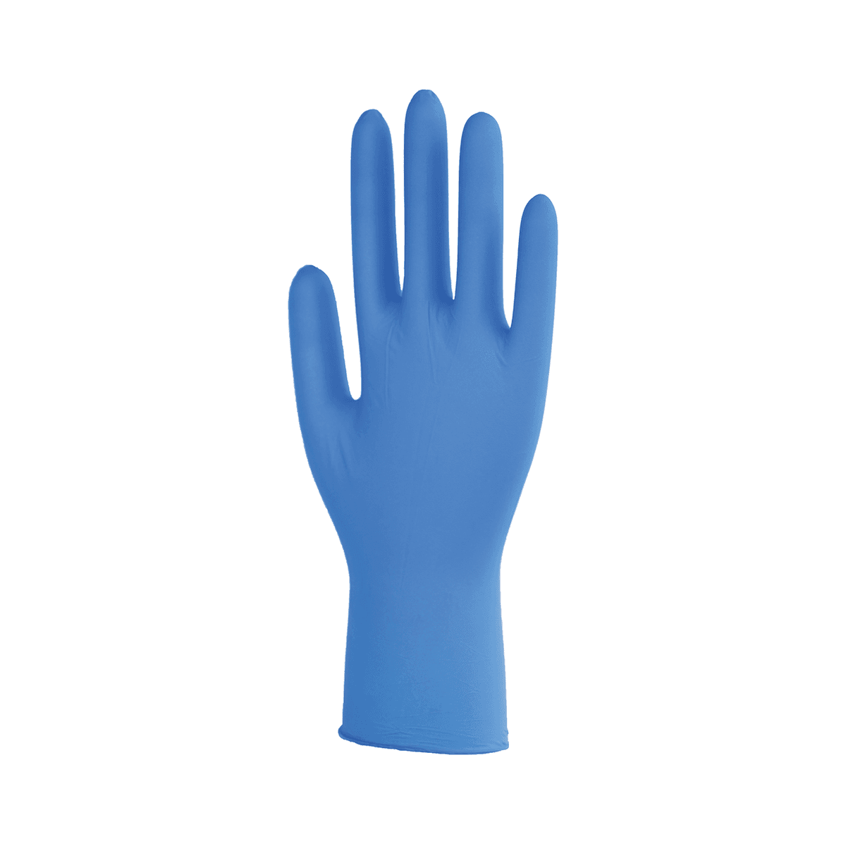 4 mil Blue Nitrile Gloves, Large, Powder Free, Regular Cuff, 1000/cs