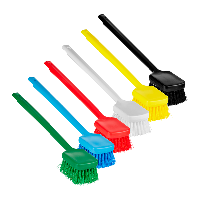 ColorCore 20" Long Handle Scrubbing Brush, Stiff