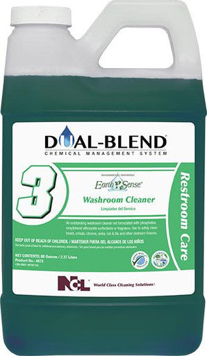 DualBlend #3 EarthSense  Washroom Cleaner 4 - 80oz/cs