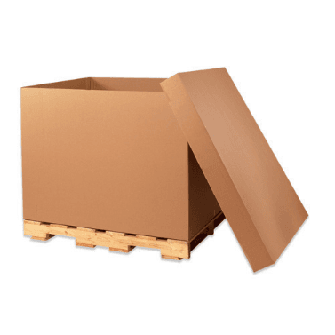 49 1/2 x 41 1/2 x 5" Heavy-Duty Gaylord Lids - 5/Bundle