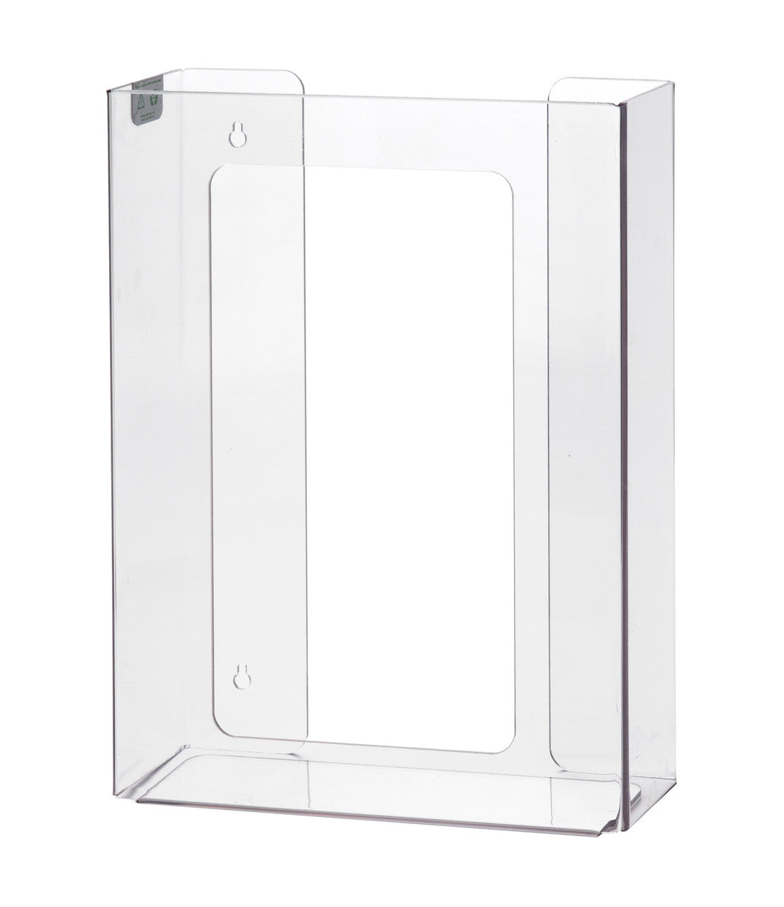 3-Box Top Loading Plastic Box Glove Dispenser, ECO FRIENDLY 100% Recycled PETG CLEAR PLASTIC