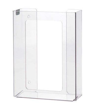 3-Box Top Loading Plastic Box Glove Dispenser, ECO FRIENDLY 100% Recycled PETG CLEAR PLASTIC