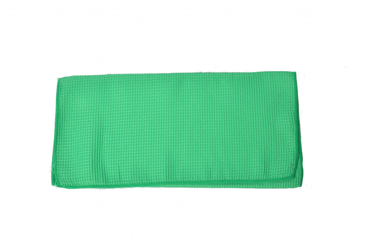 16" x 16" Green Microfiber Cloth