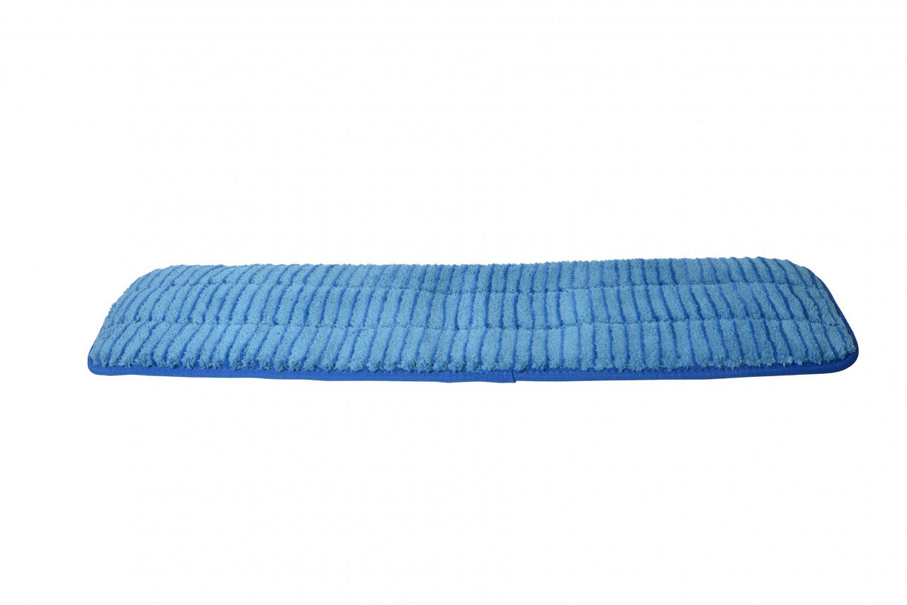 Blue Microfiber Scrubbing Looped Wet Mop Pads
