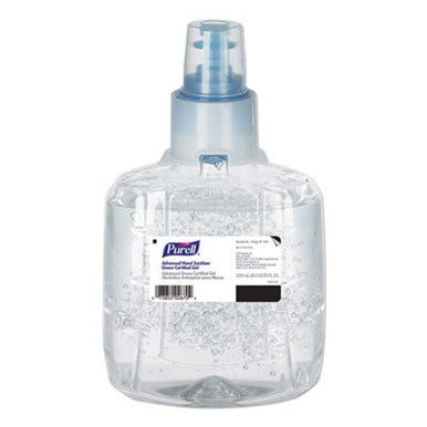 Advanced Green Certified Hand Sanitizer Refill, 1200mL, FragFree, 2/Carton