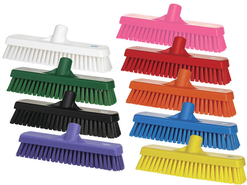 Vikan 12" Deck/Wall Scrub- Stiff