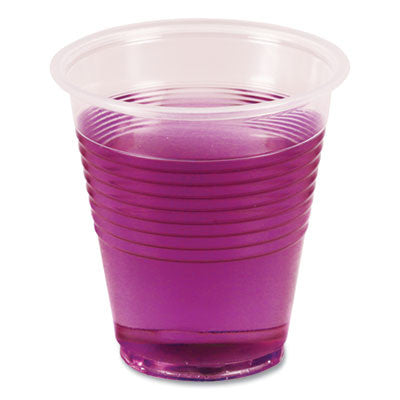 Translucent Plastic Cold Cups, 3 oz, Polypropylene, 125/Bag, 20 Bags/Carton