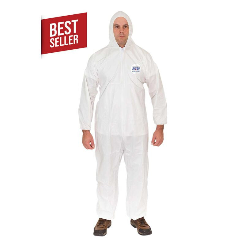 MicroGuard MP, Microporous Coverall with Attached Hood, Elastic Wrist, Elastic Back, Elastic Ankle, 5XL 25/cs
