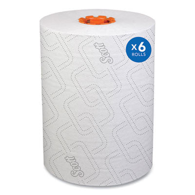 Scott Pro Slimroll Hardwound Paper Towels,1-ply, 580 ft.Roll, 6 Rolls/Case