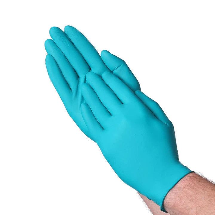5 mil Green Nitrile Exam Gloves, Small, 1000/cs