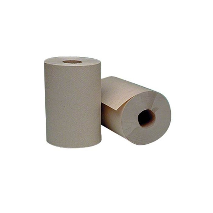 Hard Roll Towels - Kraft - 8" x 350 - 2core  12/cs