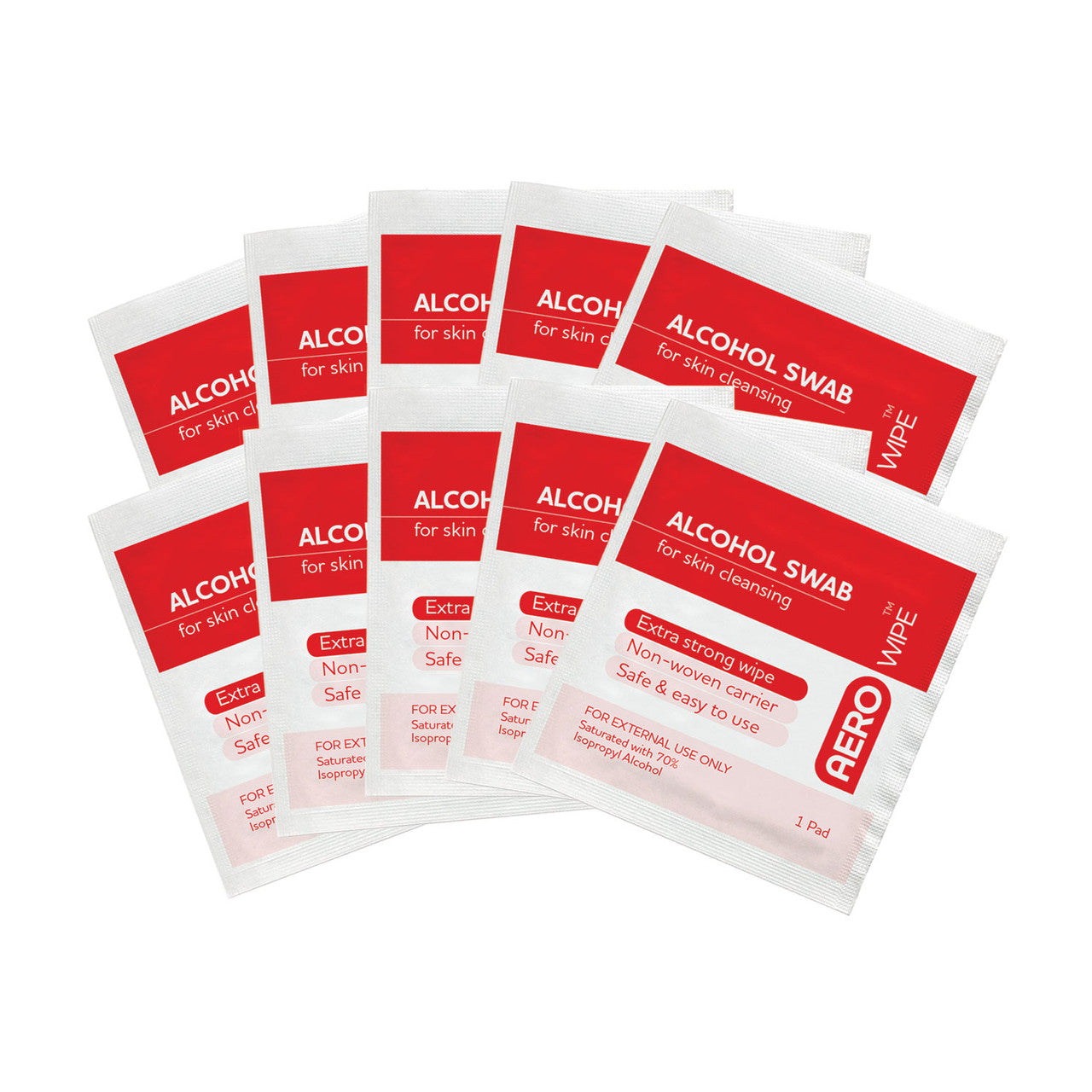 AEROWIPE Alcohol Wipe 10/bag