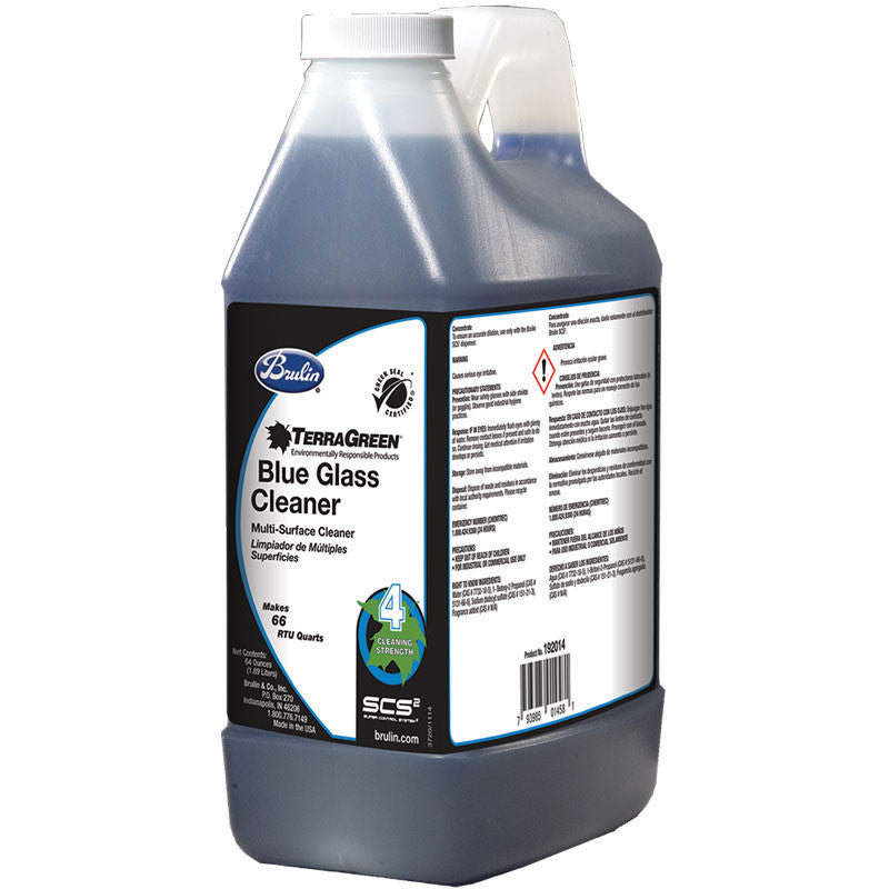 Terragreen Blue Glass Cleaner, 4/64oz