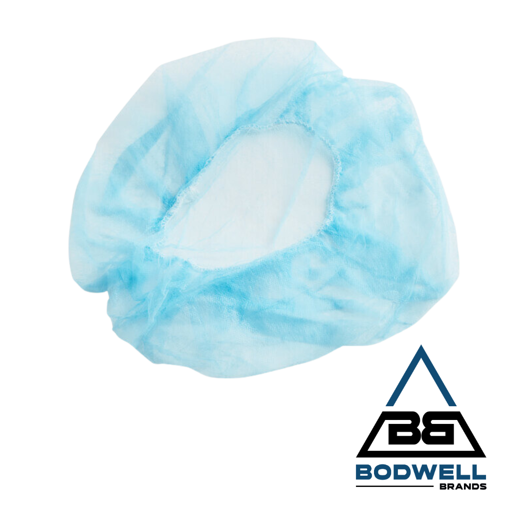 PolyPro Bouffant, Blue, 24", 1000/Case